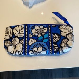 Vera Bradley Cosmetic / Pencil Pouch - Blue Bayou